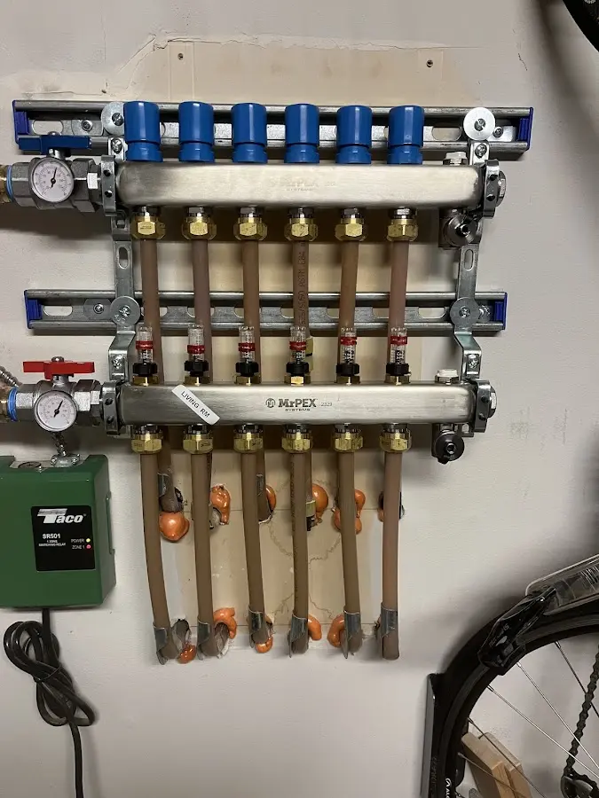 Plumber performing Leak Detection at a residential property in Hinsdale